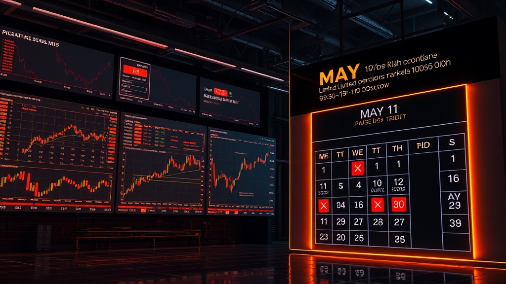 📉 МОСБИРЖА: КАК РАБОТАЮТ ТОРГИ В МАЙСКИЕ ПРАЗДНИКИ 2026