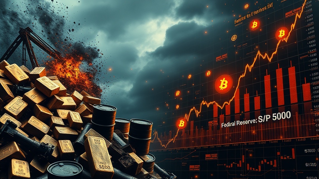 🤯 Кто отдал приказ? Нефть и золото в падении, а S&P и биток в растущем танце!