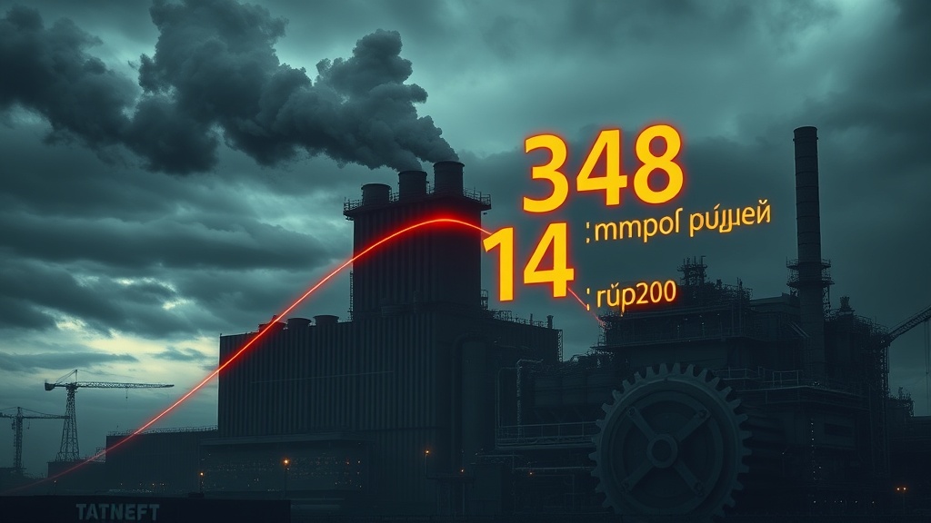 📉 ТАТНЕФТЬ: ПРИБЫЛЬ УПАЛА ВДВОЕ ДО 144 МЛРД РУБЛЕЙ