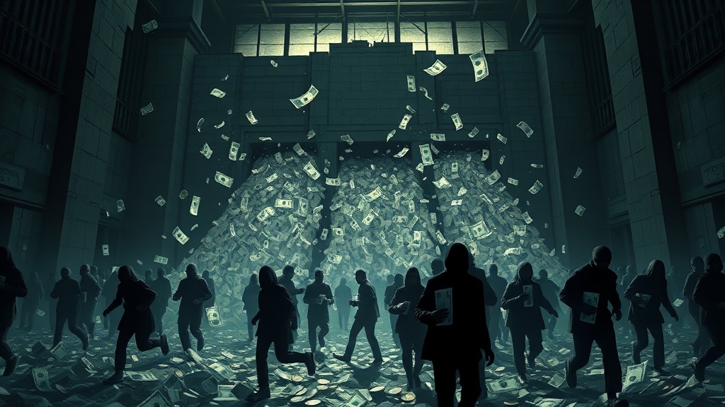 <b>Россияне устроили массовый денежный побег из банков 🏃‍♂️💸</b>