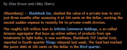 ⚡️ BLACKROCK PRIVATE CREDIT: СЛУХИ О КРИЗИСЕ БЕЗ ПОДТВЕРЖДЕНИЙ