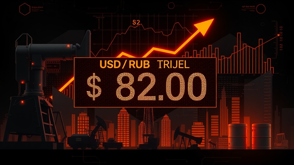 📉 USD/RUB ВЫШЕЛ НА УРОВЕНЬ 82 — МАКСИМУМ С ОКТЯБРЯ 2025