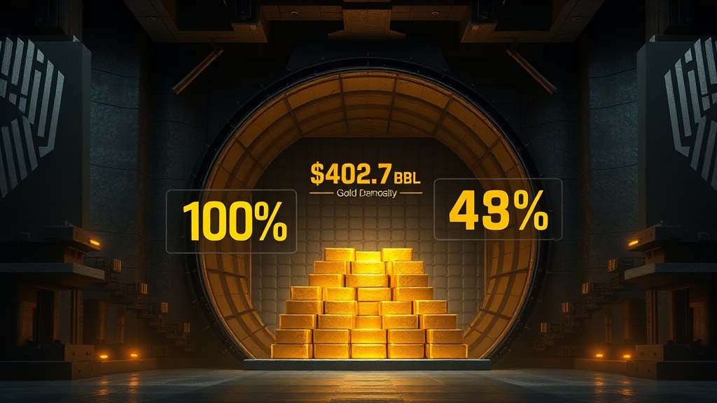 🛢 ЦБ РФ: 100% ЗОЛОТА РЕЗЕРВОВ ХРАНИТСЯ В РОССИИ — МАКСИМУМ С 1995 ГОДА