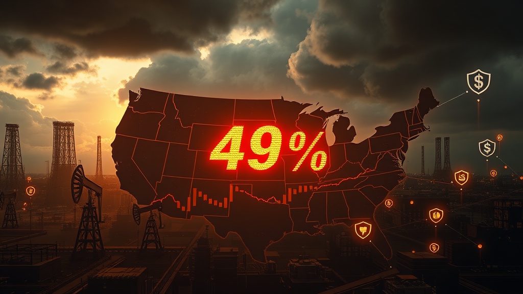 ⚡️ Moody’s: РИСК РЕЦЕССИИ В США ДОСТИГАЕТ 49%, Wall Street ВНИМАТЕЛЬНО СЛЕДИТ