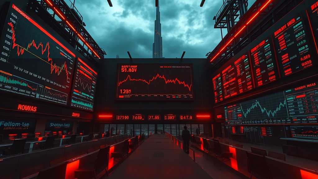 🤯 Дубай на грани: почему рынок рухнул почти на 5% сразу после войны?