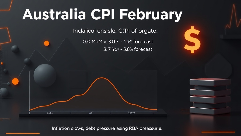 ⚡️ АВСТРАЛИЯ: ИНФЛЯЦИЯ СЛЕГКА ПРОТИВ ОЖИДАНИЙ, CPI FEBRUARY 0% М/М, 3.7% Г/Г
