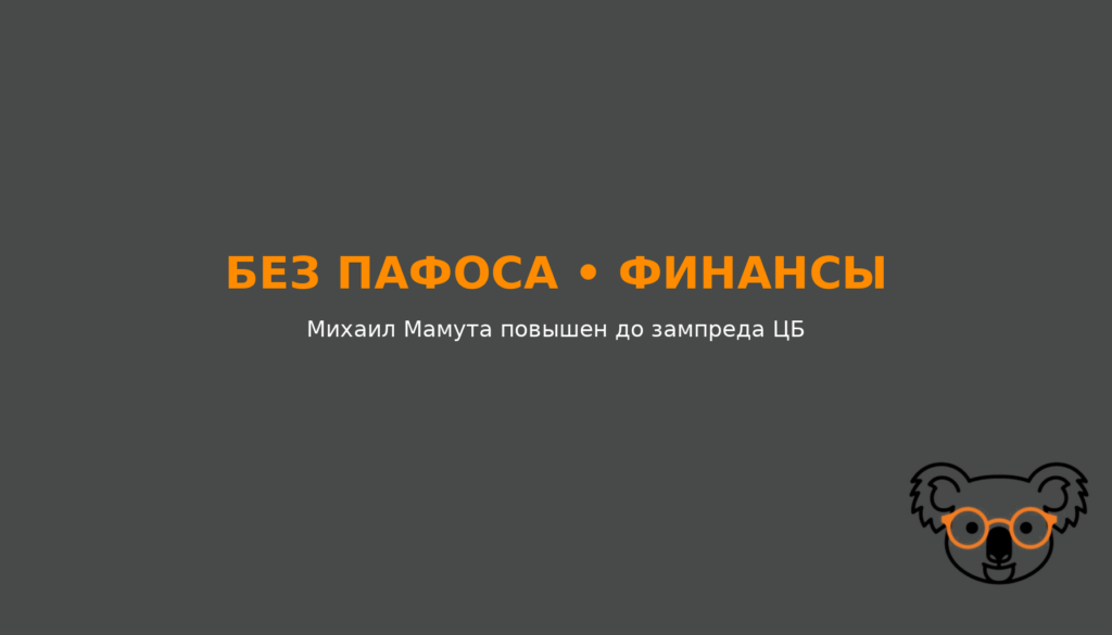 Михаил Мамута повышен до зампреда ЦБ