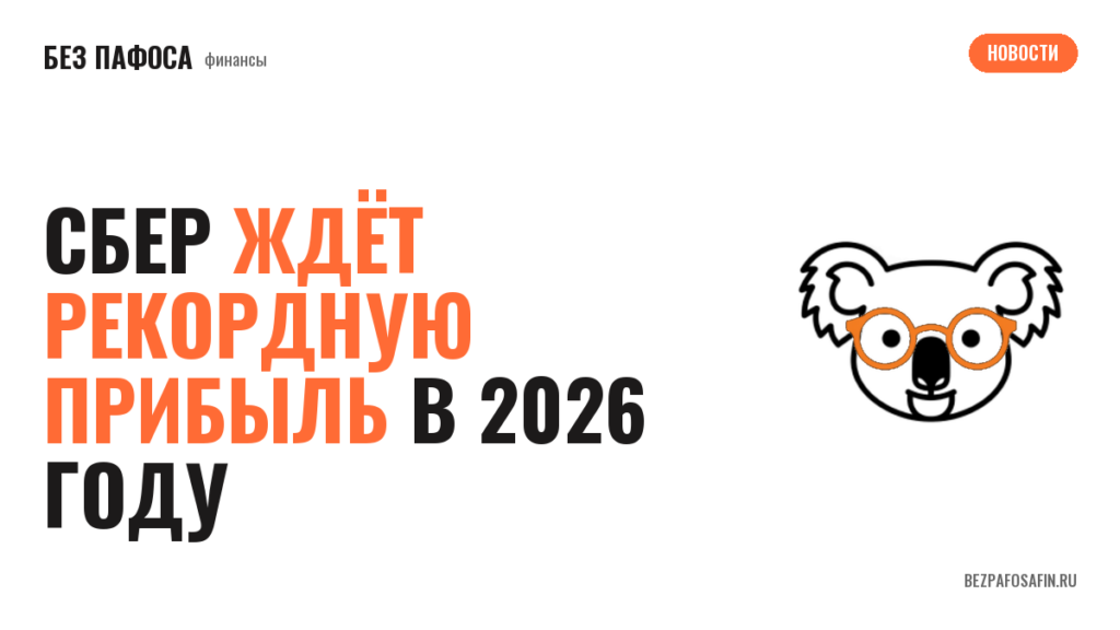 Сбер ждёт рекордную прибыль в 2026 году